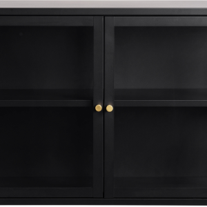 Carmel, Vægskab, sort, H60x90 cm, metal