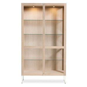 Skovby SM452 vitrineskab - lakeret sort eg