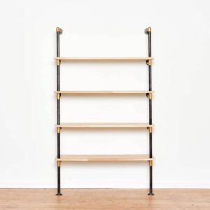 Reol MILEY sort med messing