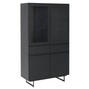 Furnhouse Tokyo vitrineskab sort 110x45x190cm